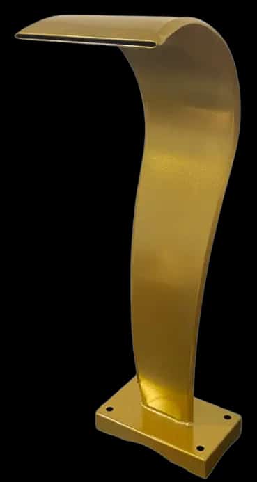 Cascata High Tec Naja colorida gold em inox
