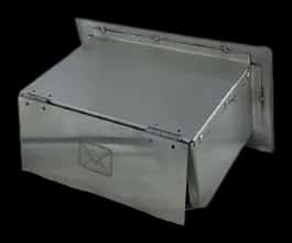 Caixa de correio de inox modelo 2