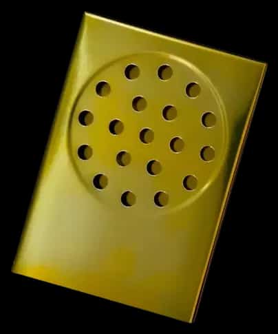 Ralo Box Prático colorido dourado gold