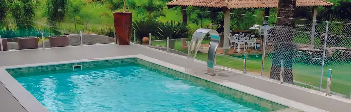 Cascata Naja Pequena 75cm com LED Aço Inox 304 | Inox Reis