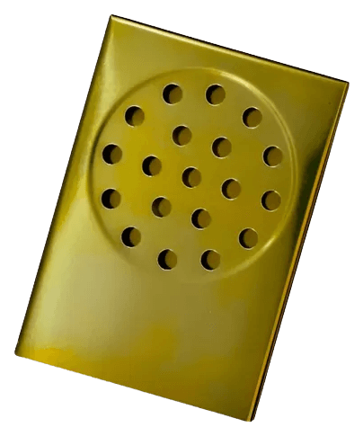 Ralo Box Pratico colorido dourado gold