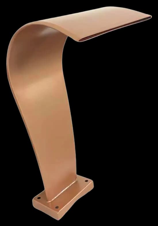 Cascata High Tec Naja colorida rose gold em inox pintura eletrostatica