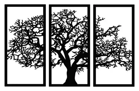 Quadro Árvore da Vida em inox